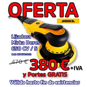 Lijadora Mirka Deros 650 CV Orb 5 Maesma S L